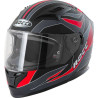 Kask motocyklowy ROCC 333 matowo-szary/czerwony