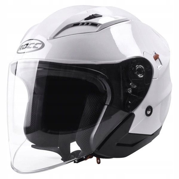 Kask motocyklowy ROCC 210 biały połysk