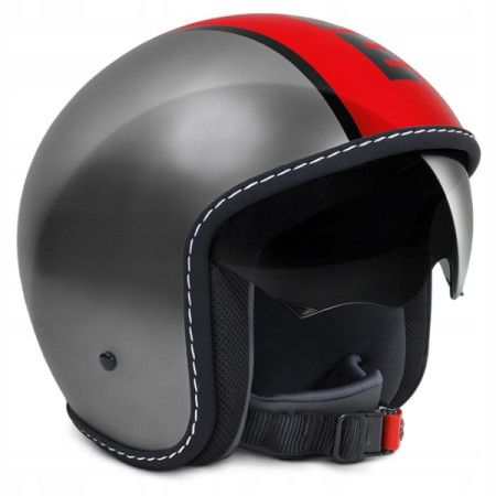 Kask motocyklowy JET MOMO BLADE Metaliczny Antracyt / Czarny