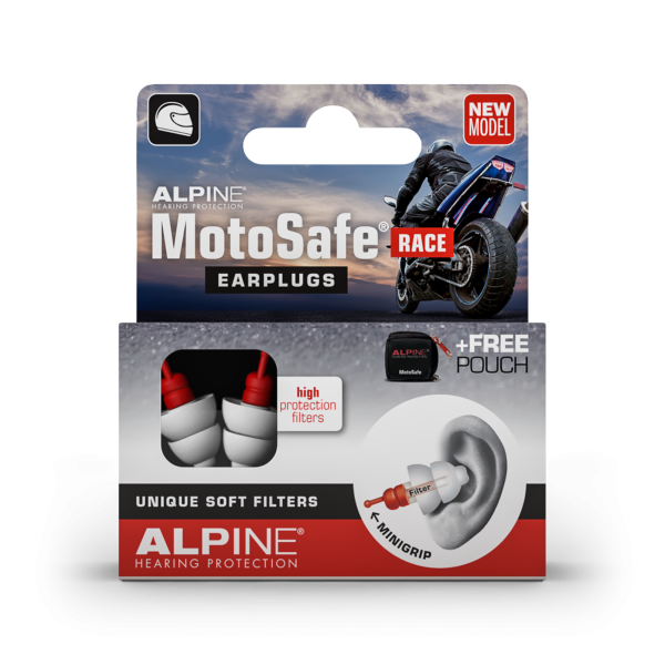ALPINE zatyczki/stopery do uszu MotoSafe Race