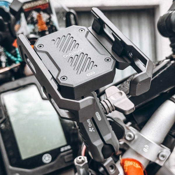 Regulowany uchwyt na telefon (63-97mm) z mocowaniem na kulę 1 cal Outplorer PH10