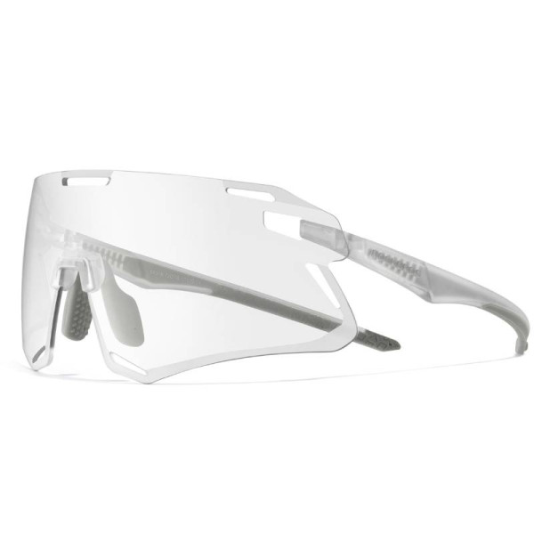 Okulary rowerowe / sportowe fotochrom ROCKBROS UV400 14120007009 biały/szary