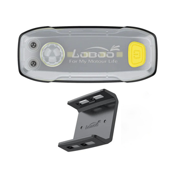 LOBOO Lampka wewnętrzna do kufrów z uchwytem na bagaż PIKE, wodoodporna IP66, czujnik ruchu