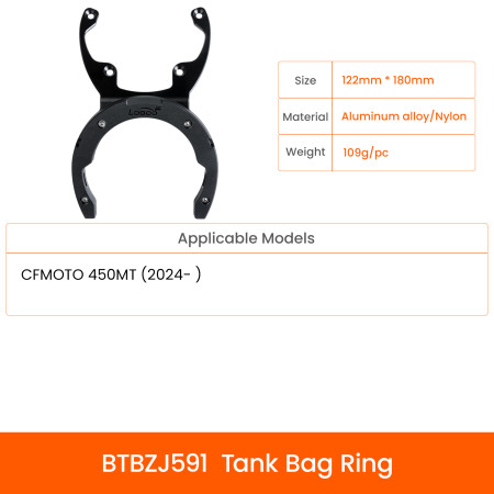 LOBOO Uchwyt Tank Bag do CFMOTO 450MT (2024- ) LOBOO Uchwyt Tank Bag do CFMOTO 450MT (2024- )
