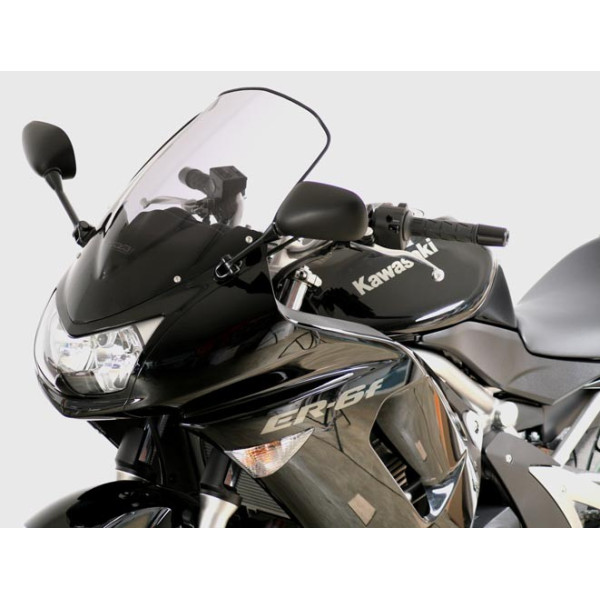 Szyba motocyklowa MRA KAWASAKI ER 6 F, EX 650 A, 2006-2008, forma R, przyciemniana