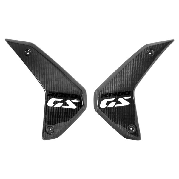 LOBOO Panel chłodnicy z włókna węglowego (czarny metal) do BMW R1300GS(2023-) Carbon Fiber Radiator Panel