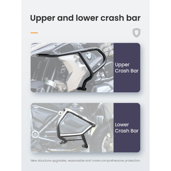 LOBOO Crash Bar do BMW R1250GS Black CHG08SXBK