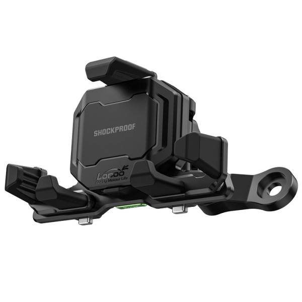 LOBOO Uchwyt na telefon PH06 (z modułem ładowania, pod lusterko, ≤10.2mm)