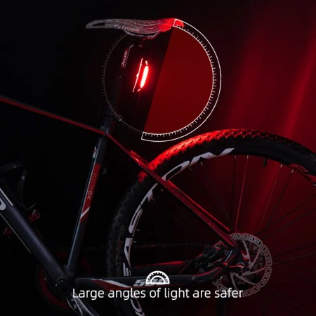 Lampka rowerowa tylna Rockbros A54BK LED na sztycę