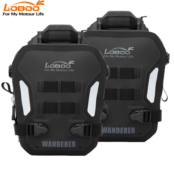 LOBOO WANDERER Nadmuchiwane wodoodporne torby boczne 6L (para)