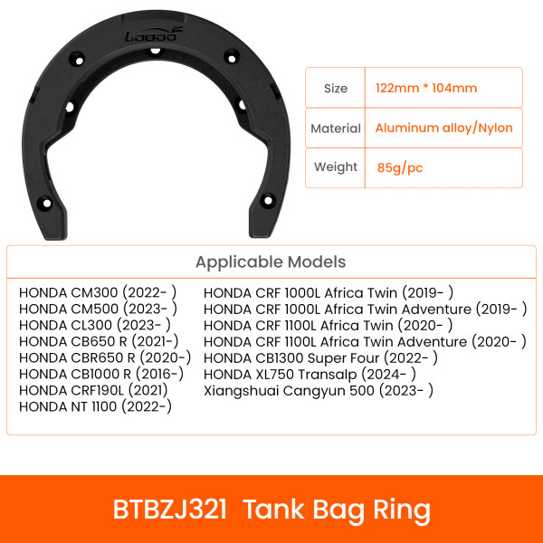 LOBOO Uchwyt Tank Bag HONDA BTBZJ321