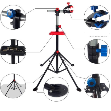 Stojak rowerowy serwisowy wieszak na rower Roxar do 30kg czerwony Stojak rowerowy serwisowy wieszak na rower Roxar do 30kg czerwony