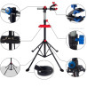 Stojak rowerowy serwisowy wieszak na rower Roxar do 30kg czerwony