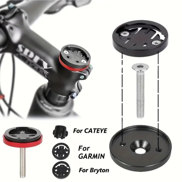 Adapter do montażu licznika rowerowego na mostek rowerowy