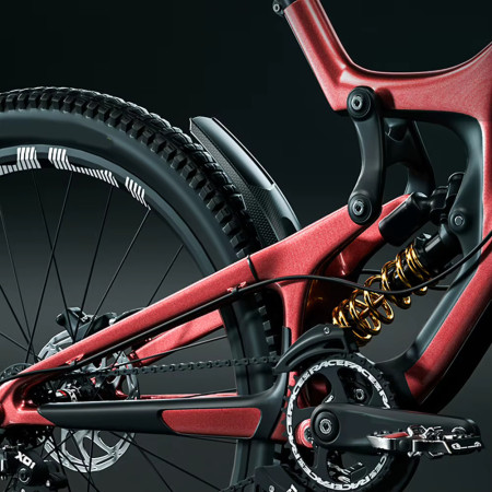 Błotnik rowerowy MTB do full przód tył carbon style