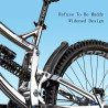 Błotnik rowerowy MTB Enlee do full tył carbon style
