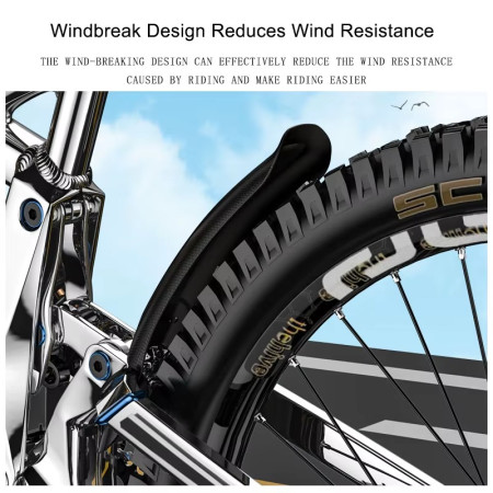 Błotnik rowerowy MTB Enlee do full tył carbon style