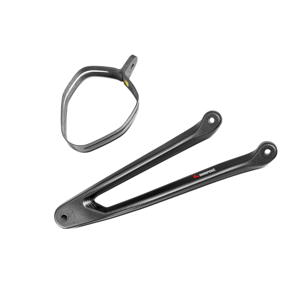 Mocowanie uchwyt + obejma tłumika Akrapovic carbon - P-MBK10E2