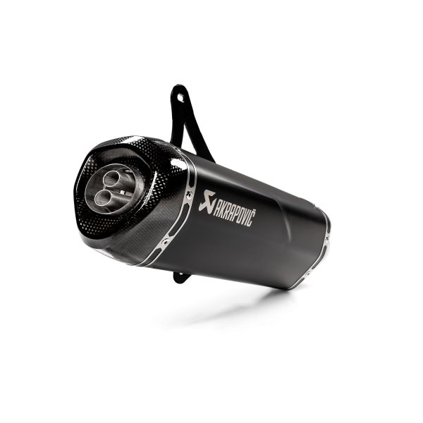 Tłumik Akrapovic Slip-On Vespa GTS 125/250/300 czarny stal nierdzewna - S-VE3SO9-HRSSBL