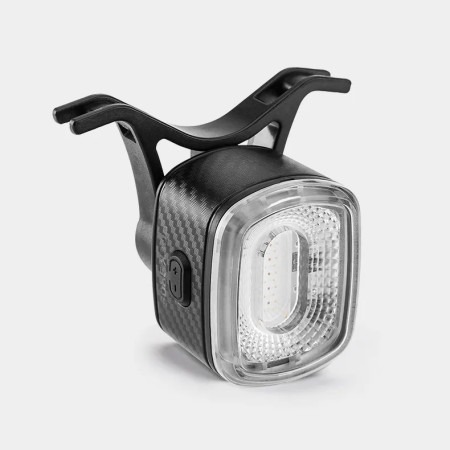 Lampka rowerowa tylna Rockbros Q4 LED USB IPX6 ze światłem STOP na sztycę lub siodło
