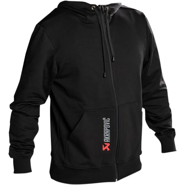 Bluza męska zasuwana z kapturem Akrapovic czarny/czerwony S