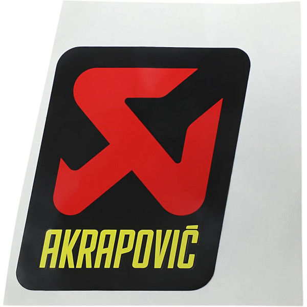 Naklejka Akrapovic odporna na wysoką temperaturę 85x65 mm - P-HST14AL