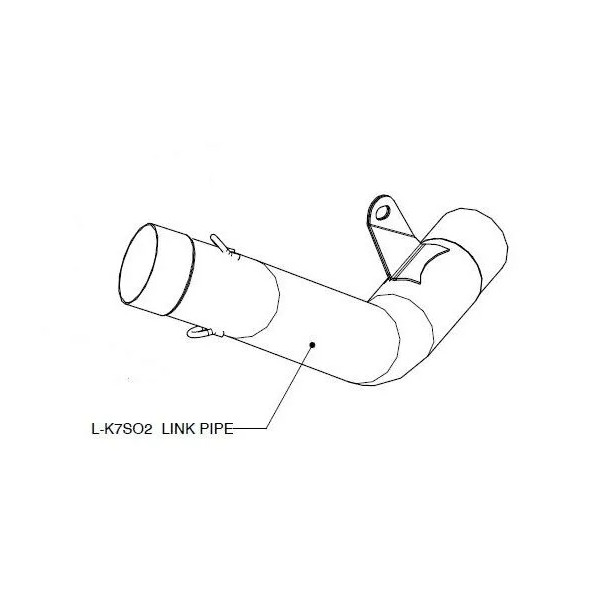 Rura łącznik tłumika Akrapovic - L-B10R1