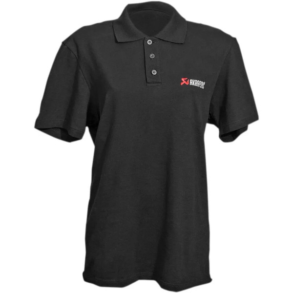 T-shirt koszulka męska Polo z krótkim rękawem Akrapovic czarna 3XL