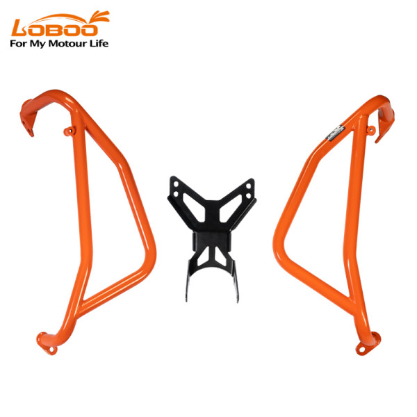 LOBOO Crash Bar górne do KTM 790 Adventure (2024-) KTM 890 Adventure(2023-) pomarańczowe