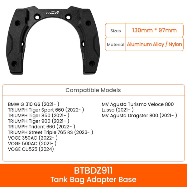 LOBOO Uchwyt Tank Bag TRIUMPH, VOGE (11.4.04015.011.11)