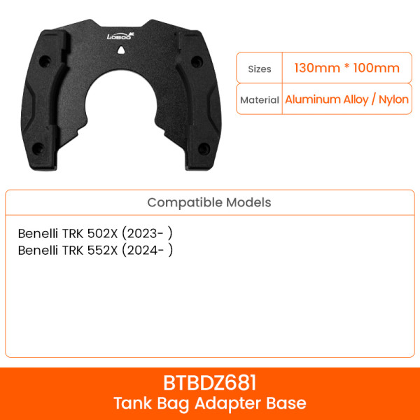 LOBOO Uchwyt Tank Bag BENELI TRK502X (2021-) Beneli TRK 552X (2024-) (11.4.04015.017.11)
