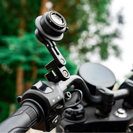 QUICK LAUNCH uchwyt na telefon z amortyzacją i ramieniem na klamkę sprzęgła motocyklowego Outplorer QM06 QUICK LAUNCH uchwyt na telefon z amortyzacją i ramieniem na klamkę sprzęgła motocyklowego Outplorer QM06