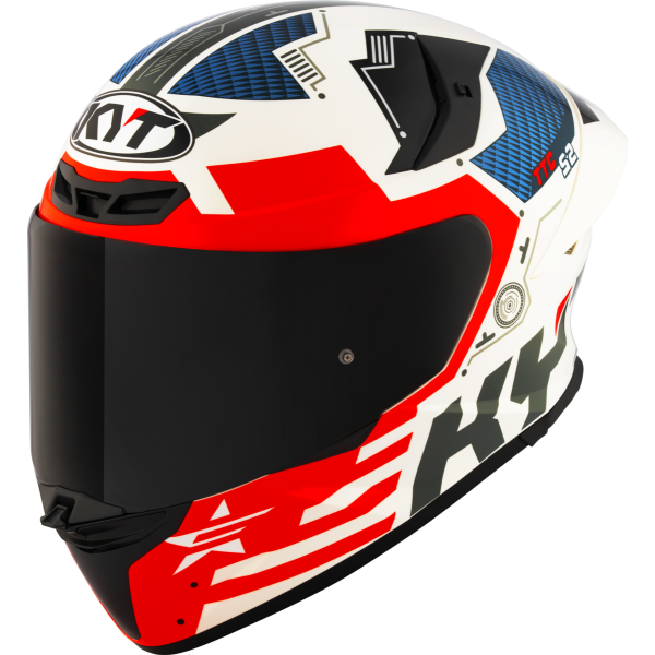 Kask motocyklowy KYT TT-REVO FUSELAGE Czerwony