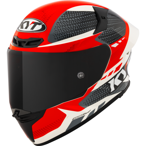 Kask motocyklowy KYT TT-REVO GEAR Czarny/Czerwony