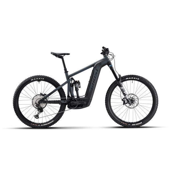 Rower elektryczny e-bike GHOST E-RIOT AM AL 160 Universal dark gray/black z przebiegiem 244km