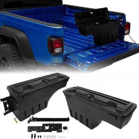 Boxy skrzynki do pickupa z zestawem montażowym 50 - na szyfr - JEEP GLADIATOR 4 DRZWI