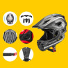 Kask dziecięcy z odpinaną osłoną podbródka FULL FACE off-road Rockbros TT-32SBTG