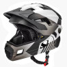 Kask dziecięcy z odpinaną osłoną podbródka FULL FACE off-road Rockbros TS-61 Gray