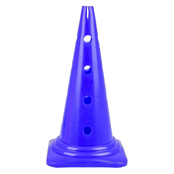 Pachołek treningowy z otworami niebieski 50cm