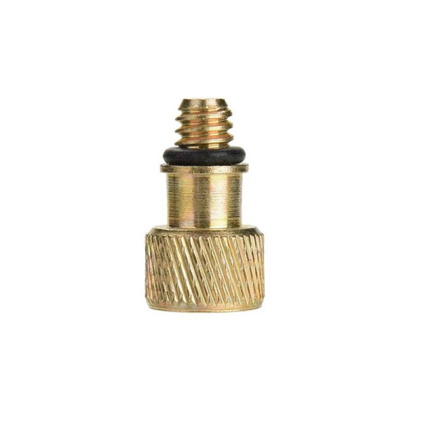 Adapter Schrader - dunlop konwersja z wentyla samochodowego (AV) na pompkę rowerową (DV)