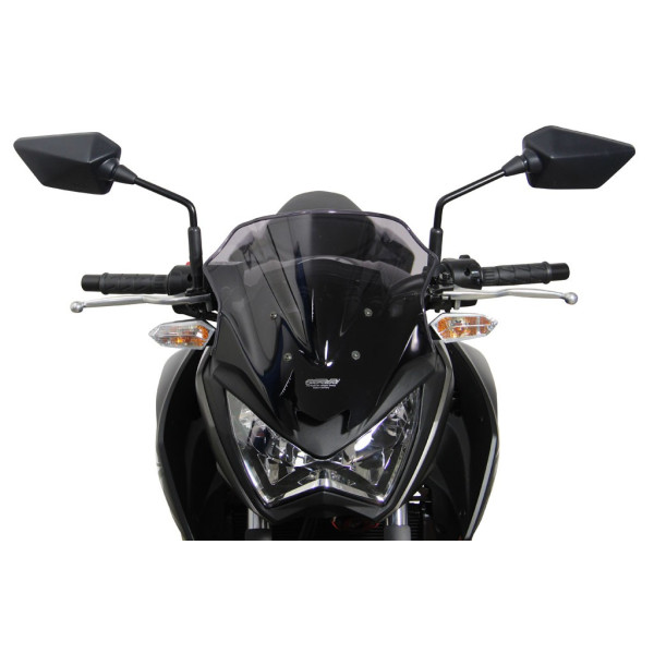 Szyba motocyklowa MRA KAWASAKI Z 250, ER300A, 2013-, forma R, bezbarwna