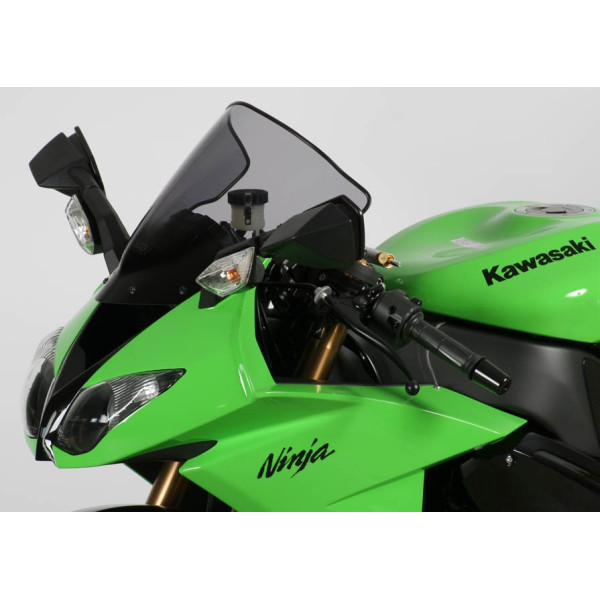 Szyba motocyklowa MRA KAWASAKI ZX 10 R 08-10, ZXT00E, 2008-2010, forma R, czarna