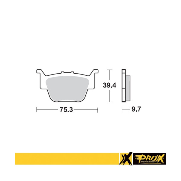 ProX Klocki Hamulcowe Tylne TRX450R '04-14 (odpowiednik EBC FA373R)