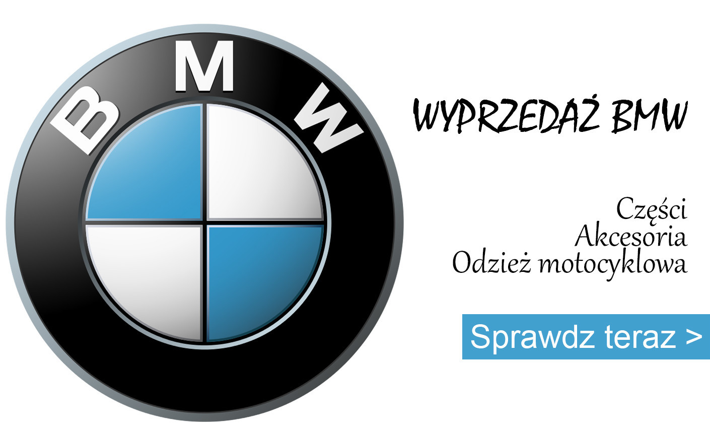 Wyprzedaż części i akcesoriów BMW