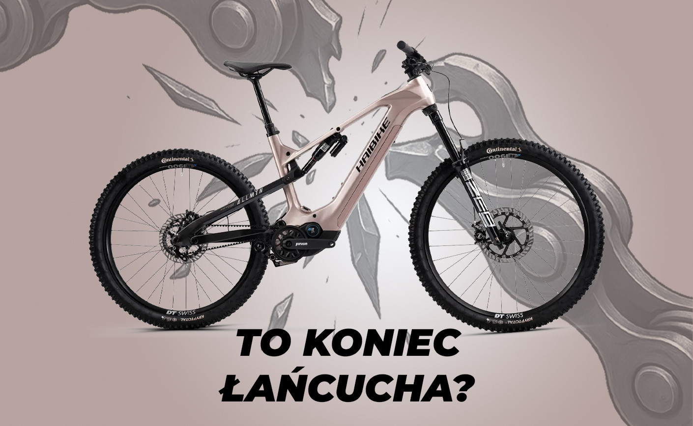 Haibike AllMtn TRN/IQ – nowość w naszej ofercie. Rower elektryczny z napędem Pinion MGU i paskiem Gates
